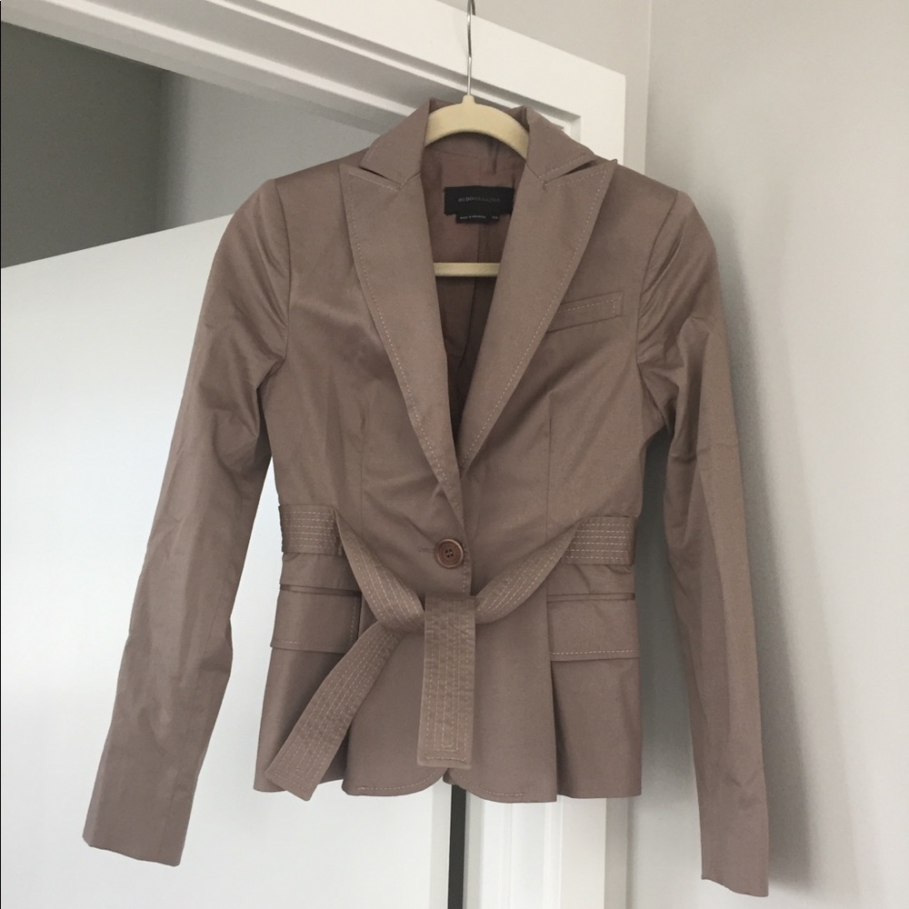 BCBG Maxazria Tan/Light Brown Blazer